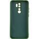 Чохол TPU GETMAN Liquid Silk Full Camera для Xiaomi Redmi Note 8 Pro Зелений / Dark green фото 2