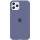 Чехол Silicone Case Full Protective (AA) для Apple iPhone 11 Pro Max (6.5") Темный Синий / Midnight Blue фото 1