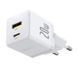 СЗУ Baseus Palm Fast Charger 20W (1USB-A/1C) + кабель Type-C to Type-C (P10111608) Moon White фото 2