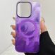 Чехол TPU Shiny Mountain Magnetic Fit для Apple iPhone 15 (6.1") Purple фото 2
