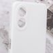 Силиконовый чехол Candy Full Camera для Oppo A98 Белый / White фото 5