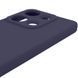 Чохол Silicone Cover Lakshmi Full Camera (AAA) для Xiaomi Redmi Note 14S Темно-синій / Midnight blue