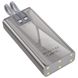 Портативное зарядное устройство Power Bank Hoco J104A Discovery Edition 22.5W with cable 20000 mAh Gray фото 7