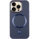 Шкіряний чохол SnapCase with Magnetic Fit для Apple iPhone 16 Pro (6.3") Dark Blue