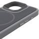 Чехол PC Textile Hybrid with Magnetic Fit для Apple iPhone 16 Pro (6.3") Grey / Black фото 4