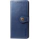 Кожаный чехол книжка GETMAN Gallant (PU) для Xiaomi Redmi 9 Синий