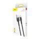 Дата кабель Baseus Cafule USB to MicroUSB Cable 2.4A (1m) (CAMKLF-B) Серый / Черный фото 5
