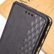 Кожаный чехол книжка GETMAN Cubic (PU) для Samsung Galaxy S24 Черный фото 6