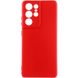 Чехол Silicone Cover Lakshmi Full Camera (A) для Samsung Galaxy S21 Ultra Красный / Red фото 1