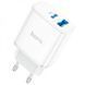 МЗП Hoco C105A Stage PD20W+QC3.0 (1USB-A/1C) White фото 1