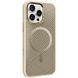 Чохол TPU+PC Carbon Mirage with MagSafe для Apple iPhone 16 Pro (6.3") Antique White