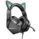 Уценка Накладные наушники Borofone BO106 Cute cat (USB+3.5mm/2m) Мятая упаковка / Elf Cat фото 1