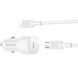 АЗП Borofone BZ34A Cloud PD20W (1USB-C) + кабель Type-C to Lightning White фото 4