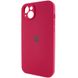 Чохол Silicone Case Full Camera Protective (AA) для Apple iPhone 14 (6.1") Червоний / Rose Red фото 3