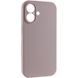 Чехол Silk Full Camera Protective (AA) NO LOGO для Apple iPhone 17 (6.3") Серый / Lavender