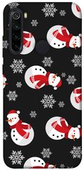 Чехол itsPrint Снеговики для Xiaomi Redmi Note 8