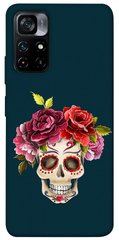 Чехол itsPrint Flower skull для Xiaomi Poco M4 Pro 5G