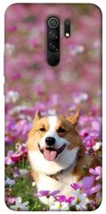 Чехол itsPrint Корги в цветах для Xiaomi Redmi 9