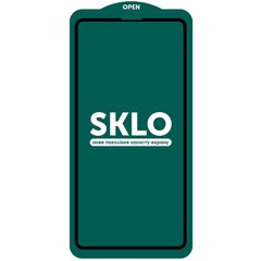 Захисне скло SKLO 5D (тех.пак) для Apple iPhone 13 / 13 Pro / 14 (6.1") Чорний