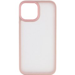 TPU+PC чохол Metal Buttons для Apple iPhone 15 Plus (6.7") Рожевий