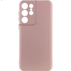 Чохол Silicone Cover Lakshmi Full Camera (A) для Samsung Galaxy S21 Ultra Рожевий / Pink Sand