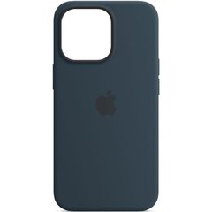 Уценка Чехол Silicone Case Full Protective (AA) для Apple iPhone 14 Plus (6.7") Эстетический дефект / Синий / Abyss Blue