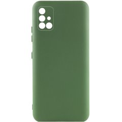 Чохол Silicone Cover Lakshmi Full Camera (A) для Samsung Galaxy M33 5G Зелений / Dark green