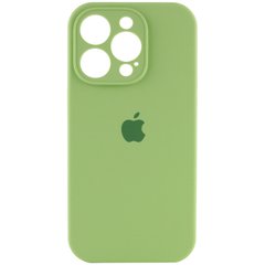 Чохол Silicone Case Full Camera Protective (AA) для Apple iPhone 13 Pro (6.1") М'ятний / Mint