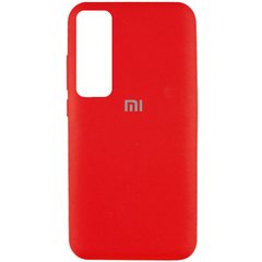 Чехол Silicone Cover Full Protective (AA) для Xiaomi Mi Note 10 Lite Красный / Red