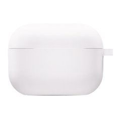 Силіконовий футляр з мікрофіброю для навушників Airpods 3 Білий / White