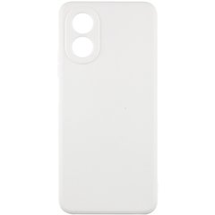 Силиконовый чехол Candy Full Camera для Oppo A38 / A18 Белый / White