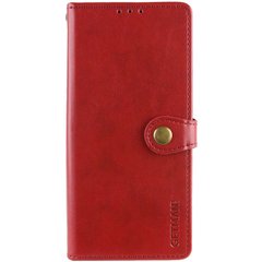 Шкіряний чохол книжка GETMAN Gallant (PU) для Xiaomi Redmi Note 13 Pro+ Червоний