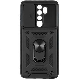 Чохол Ummi Camshield Serge Ring для Xiaomi Redmi Note 8 Pro Чорний / Black