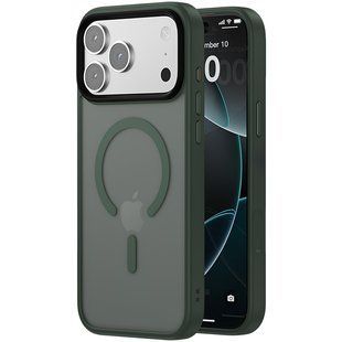 Чохол Ummi Colorful with Magnetic Fit для Apple iPhone 17 Pro Max / 18 Pro Max (6.9") Зелений / Dark Green
