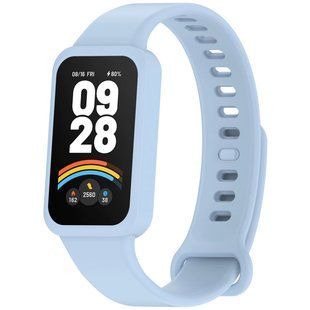 Силиконовый ремешок для Xiaomi Mi Smart Band 9 Active Blue