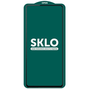 Защитное стекло SKLO 5D (тех.пак) для Xiaomi 13T / 13T Pro / Note 13 4G Черный