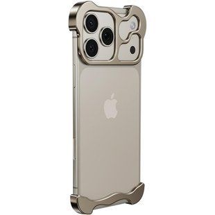 Чехол Minimalist Metal Bumper для Apple iPhone 17 Pro Max (6.9") Titanium Gray