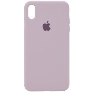 Чехол Silicone Case Full Protective (AA) для Apple iPhone XS Max (6.5") Серый / Lavender