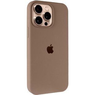 Чохол Silicone Case Full Protective (AA) для Apple iPhone 14 Pro (6.1") Коричневий / Brown