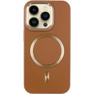 Кожаный чехол SnapCase with MagSafe для Apple iPhone 16 Pro (6.3") Brown