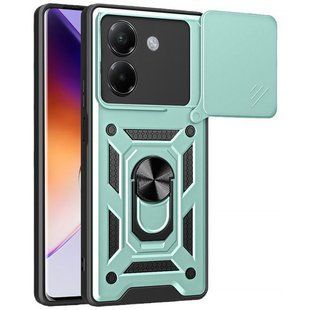 Чехол Ummi Camshield Serge Ring для Xiaomi Poco M7 Pro 5G Зеленый