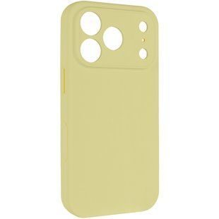 Чехол Silk Full Camera Protective (AA) NO LOGO для Apple iPhone 17 Pro Max (6.9") Желтый / Mellow Yellow