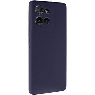 Чехол Silicone Cover Ummi Lakshmi Full Camera (AA) для Motorola Edge 50 Neo Синий / Midnight Blue