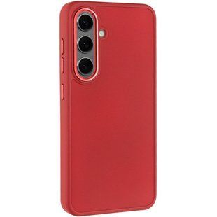 TPU чехол Bonbon Metal Style для Samsung Galaxy S24 / S25 Красный / Red