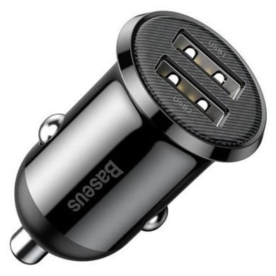 АЗП Baseus Grain Pro 4.8A (2USB-A) (CCALLP) Чорний