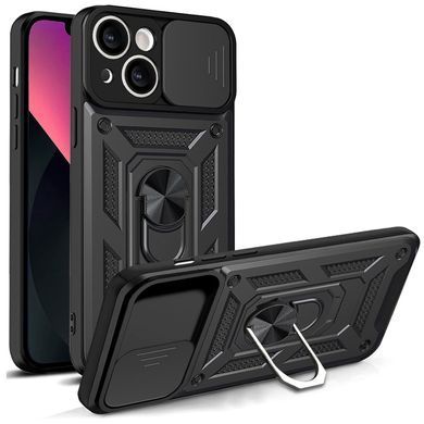 Чехол Ummi Camshield Serge Ring для Apple iPhone 15 (6.1") Черный / Black