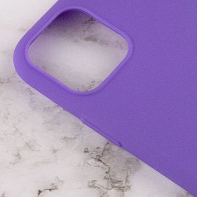 Силиконовый чехол Candy для Apple iPhone 12 Pro Max (6.7") Сиреневый