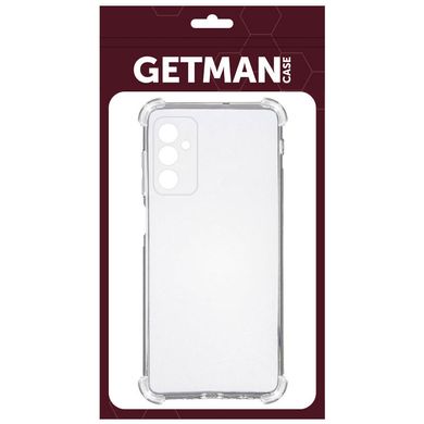TPU чехол GETMAN Ease logo усиленные углы для Samsung Galaxy M34 5G Бесцветный (прозрачный)