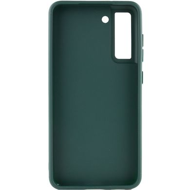 TPU чохол Bonbon Metal Style для Samsung Galaxy S21 FE Зелений / Pine green