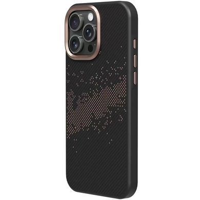 TPU чехол Monzo Magnetic Fit для Apple iPhone 16 Pro (6.3") Titanium gold